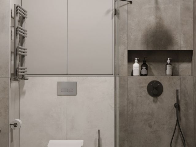 Дизайн ванной комнаты Авангард