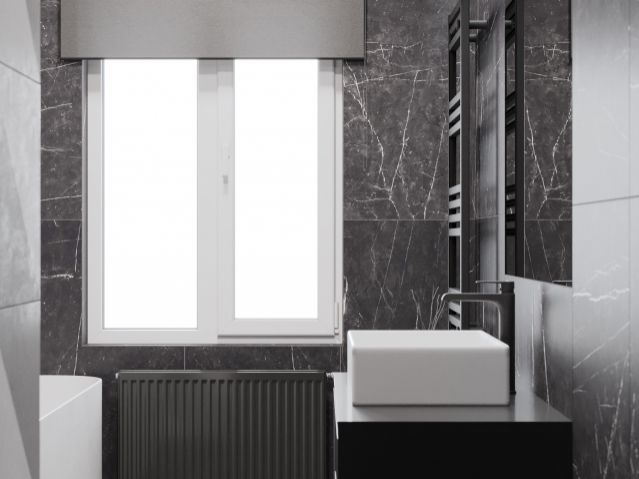 Дизайн ванной комнаты №2 дома Ильинка